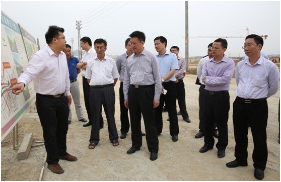 汕頭市政府考察團(tuán)到中德金屬生態(tài)城參觀考察